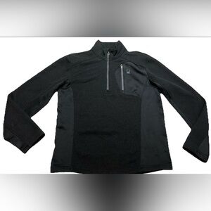 Spyder Men’s Black Half-Zip Lightweight Jacket size medium